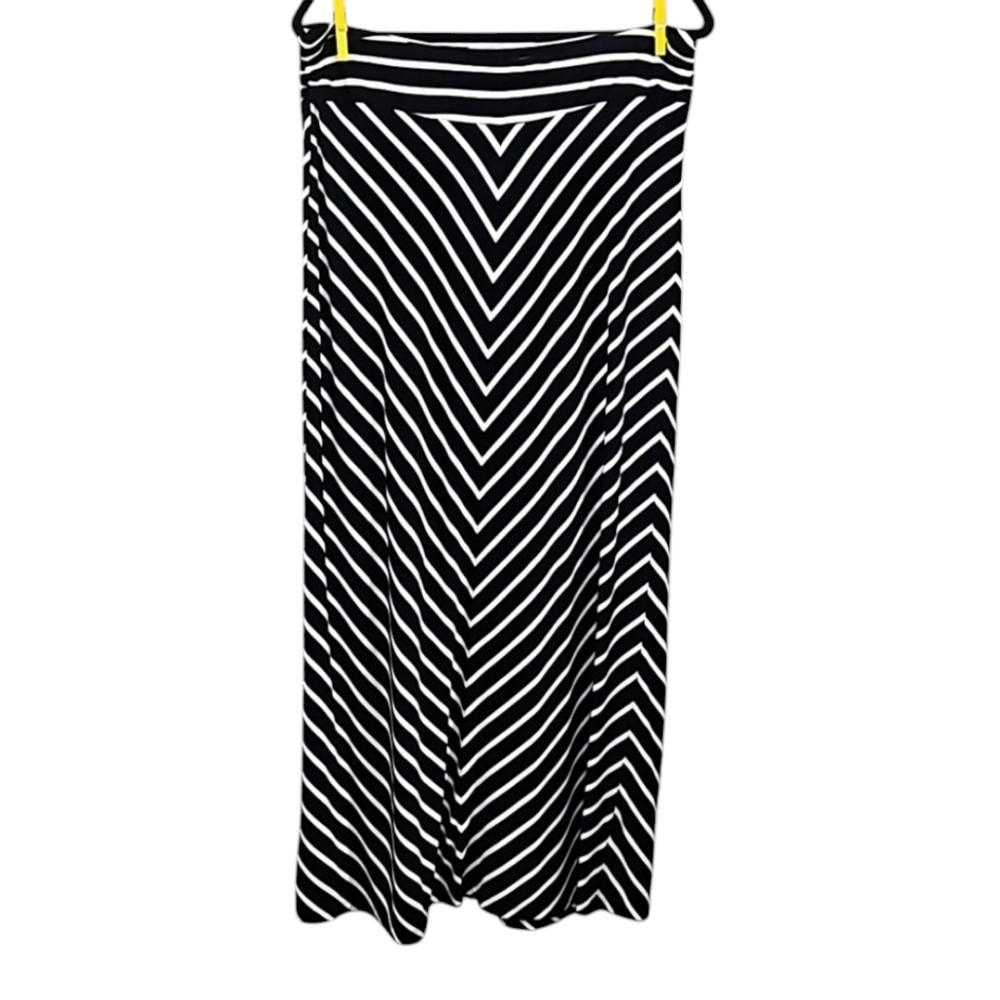 Liz Claiborne Women's Striped Maxi Skirt Size Large - Picture 1 of 8